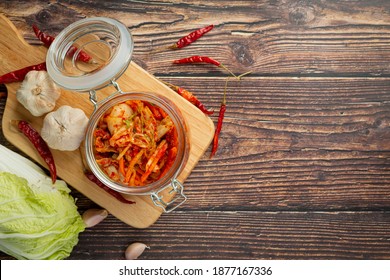 Kimchi Ready To Eat In Glass Jar