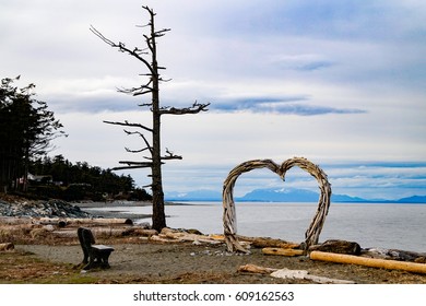 Kin Beach Nature Park,  Comox Valley~Vancouver Island, BC, Canada - Shutterstock ID 609162563