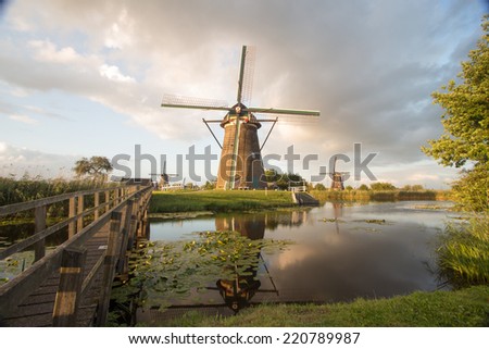 kinderdijk windmills unesco heritage netherlands