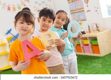 Kindergarten Children In Learning English