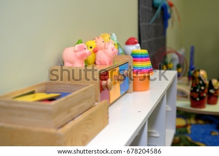Kindergarten room interior