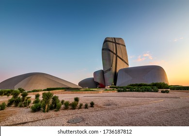 The King Abdulaziz Center for World Culture (Also known as Ithra). City :Dhahran, Saudi Arabia. January 18 2020. ( Selective focused on the subject)