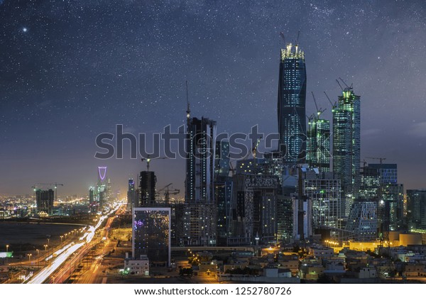 King Abdullah Financial Center Riyadh Capital Stock Photo Edit