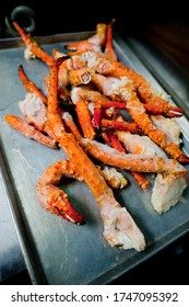 King Crab Claws And Crab Legs. Classic Seafood Staple.