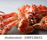King crab close-up, food ingredient