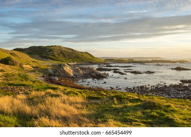 King Island Coast At Sunset