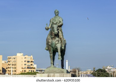 King John VI Monument In Nevogilde District In Porto, Portugal