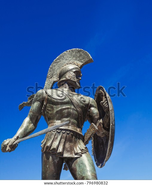 King Leonidas Statue Sparta Greece Stock Photo Edit Now