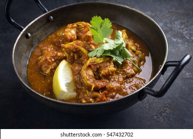 King Prawn Curry In Bowl