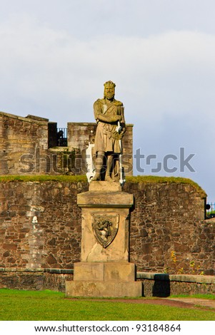 King Robert The Bruce statue, Castle of Stirling, Scotland