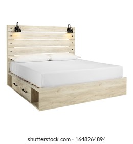 Featured image of post Wooden Bed Frames King With Storage : Buy king size bed with storage online for your bedroom.