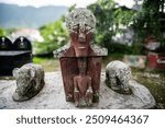 King tomb with coffin in Tomok Samosir Lake Toba North Sumatra Indonesia