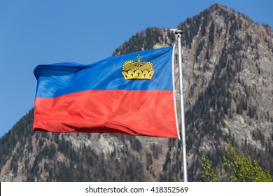 Kingdom Liechtenstein Flag