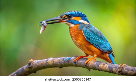 Kingfisher catching a fish, Kingfisher on a branch, Close up of a kingfisher 