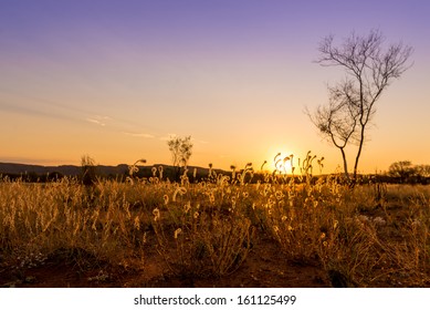 Kings Canyon Rocks In Outback Australia