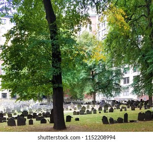 King's Chapel Burying Ground In Boston, Mass.