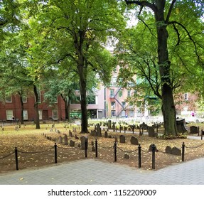 King's Chapel Burying Ground In Boston, Mass.