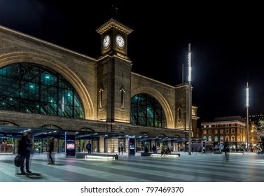 Kings cross station in the night, London, UK - Powered by Shutterstock