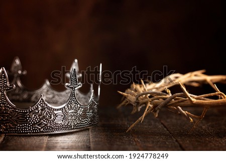 A Kings Crown and the Crown of Thorns