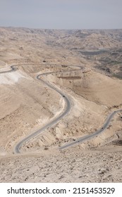 Kings Highway Leading From Amman To Aqaba Through Petra