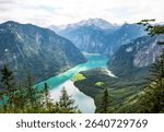 King`s Lake, Koenigssee, Berchtesgaden, Bavaria, Germany, Europe.
King`s Lake in Berchtesgadener Land, Upper Bavaria, Germany, Europe.