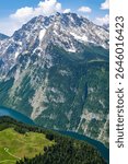 King`s Lake, Koenigssee, Watzmann Eastern Wall, Berchtesgadener Land, Bavaria, Germany, Europe.
King`s Lake in Berchtesgadener Land, Upper Bavaria, Germany, Europe.