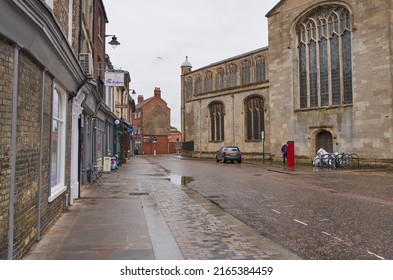 Kings Lynn, Norfolk, UK 06 08 2022 Old Urban Church Building                    