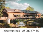 Kings Mill Covered Bridge in Marion Ohio