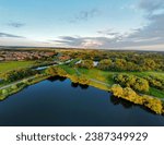 Kingsbury Water Park Aerial Drone, 7th September 2021 