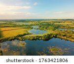 Kingsbury water park drone photography, aerial landscape