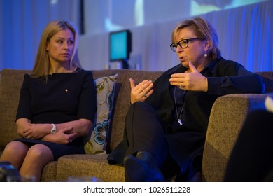 KINGSCLIFF, AUSTRALIA - JULY 16, 2015:  Alisa Camplin And Rosemary Anne 