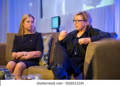 KINGSCLIFF, AUSTRALIA - JULY 16, 2015:  Alisa Camplin And Rosemary Anne 