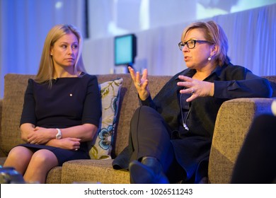 KINGSCLIFF, AUSTRALIA - JULY 16, 2015:  Alisa Camplin And Rosemary Anne 