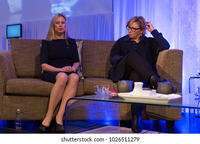 KINGSCLIFF, AUSTRALIA - JULY 16, 2015:  Alisa Camplin And Rosemary Anne 