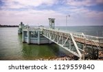 Kingsley dam, lake McConaughy overflow structure on the north Platte river near Ogallala, Nebraska