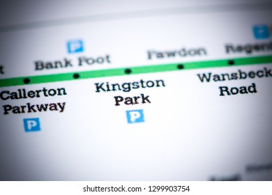 Kingston Park Station. Newcastle Metro Map.