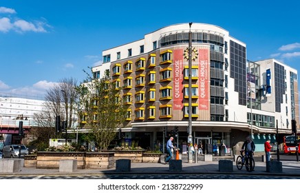 Kingston-Upon-Thames, Kingston London UK, March 23 2022, Quebec House Student Accommodation Housing