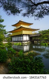 Kinkaku Ji Temple Or Golden Temple, Japan 