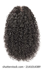 kinky curly natural black color human hair weaves extensions lace wigs