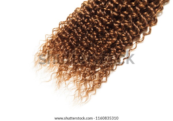 Kinky Curly Ombre Style Black Dyed Stock Image Download Now