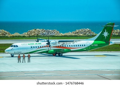 Kinmen,Fujian/Fukien,Taiwan
7/25/2019

Kinmen Airport UNI AIR Plane