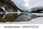 Kinney Lake, Mount Robson in Winter