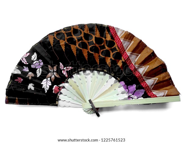 Kipas Tangan Motif Batik Hand Fan Stock Photo Edit Now 1225761523