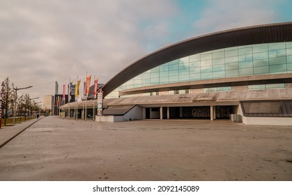 Kirchberg, Luxembourg - December 15, 2021 - the National and Sports and Culture Center complex