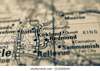 Kirkland on the USA map