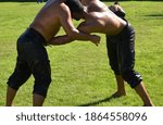  Kirkpinar Turkish Oil Wrestling Festival at Edirne in Turkey.