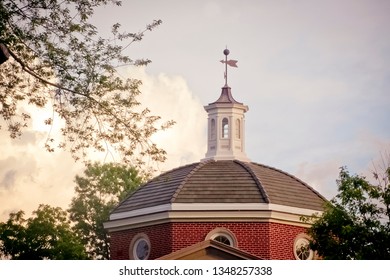 Kirksville, Missouri / USA - May 27 2018: Rooftop Of Building On Truman State University Campus