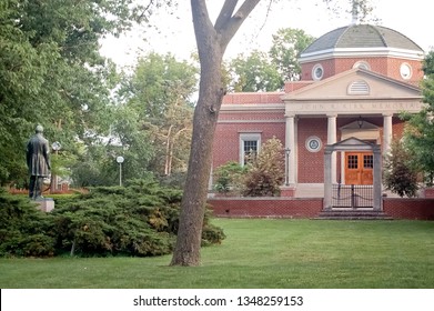 Kirksville, Missouri / USA - May 27 2018: Truman State University Quad