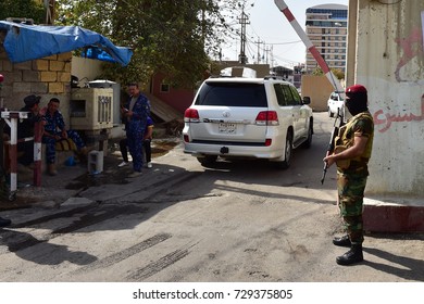 KIRKUK,IRAQ- SEPTEMBER 25: .Iraqi Turkmen Front (ITF) Soldiers September 25, 2017 In Kirkuk,Iraq