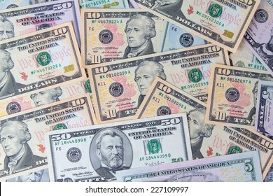 KIROV, RUSSIA - OCTOBER 25, 2014: American USA Dollars Bills.